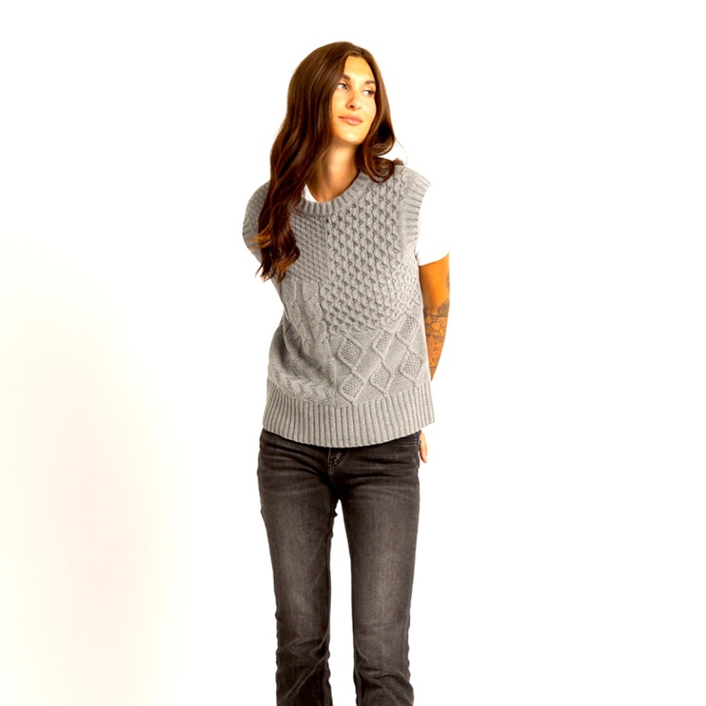 KISMET - From Bootlegger - Knitted Grey Vest